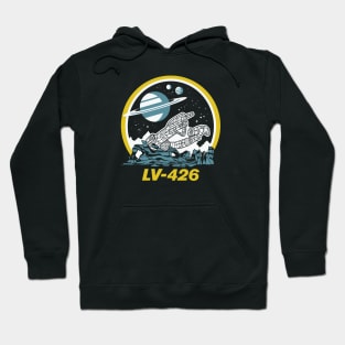 LV 426 Derelict Spacecraft Vacation Parody Hoodie